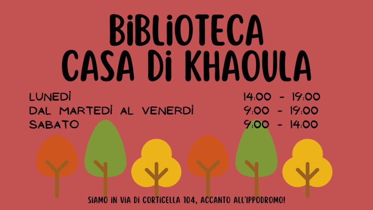 copertina di Biblioteca Casa di Khaoula