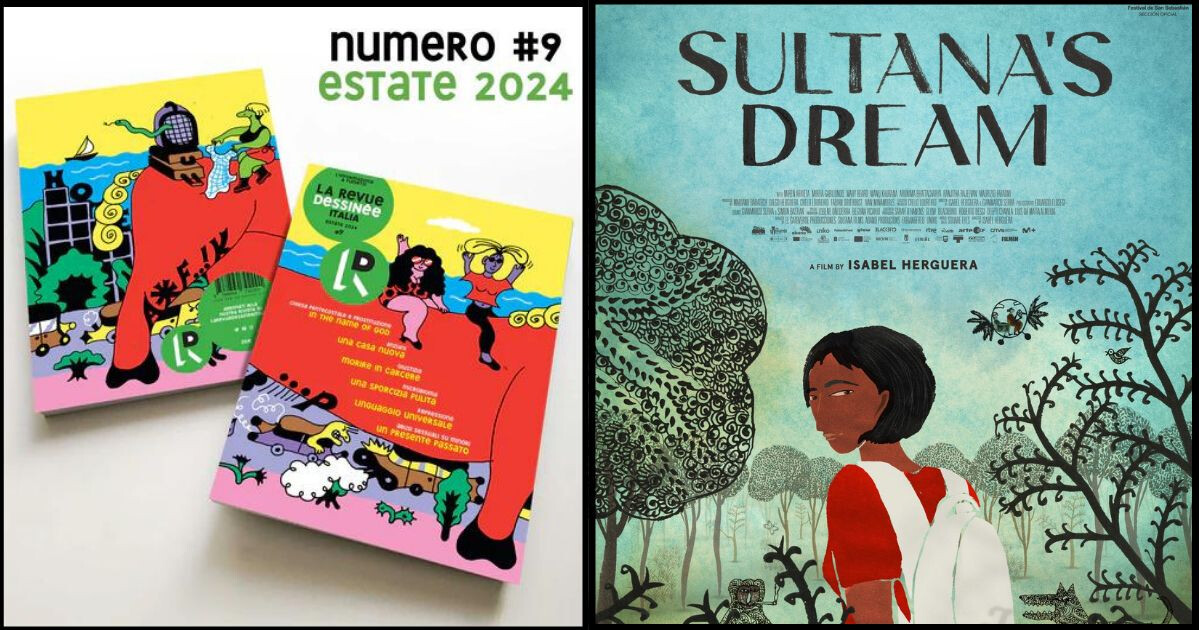 copertina di Presentazione di «La Revue Dessinée» Proiezione di «Sultana’s Dream»| Tecnica Mista