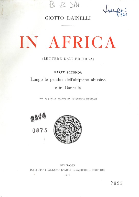 cover of In Africa: lettere dall'Eritrea. Vol. 2