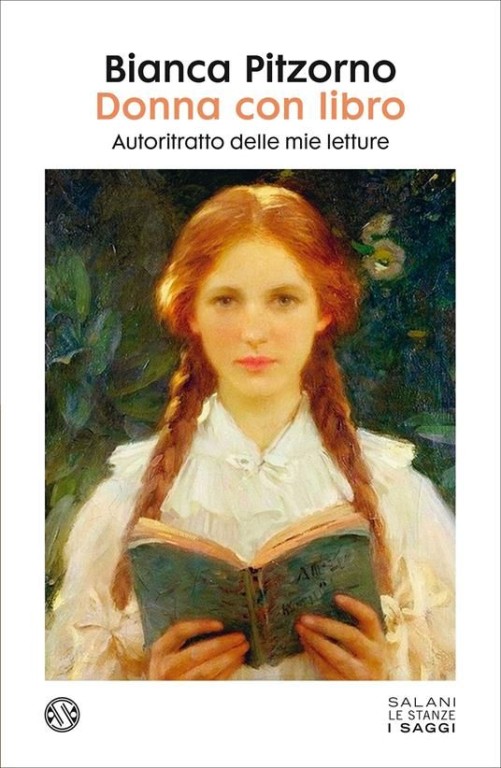 copertina di Donna con libro. Autoritratto delle mie letture