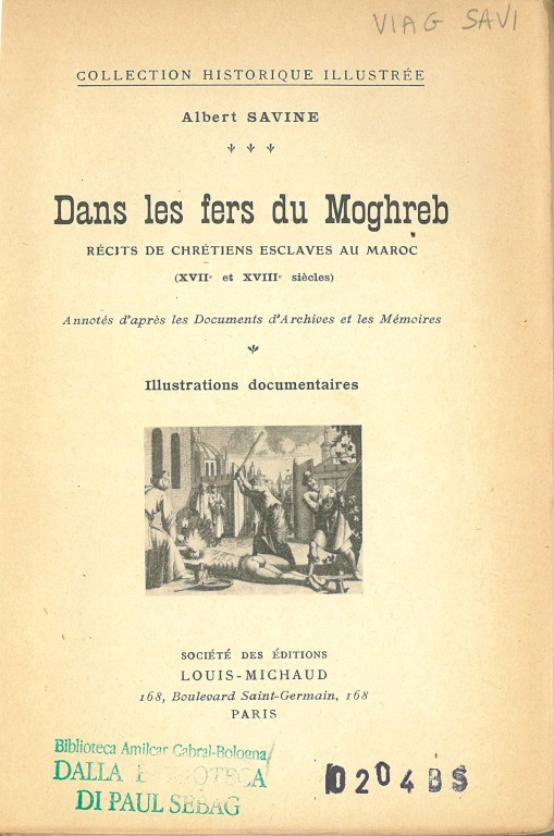 cover of Dans les fers du Moghreb