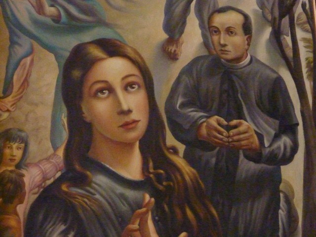 Quadro raffigurante Clelia Barbieri nella chiesa parrocchiale delle Budrie (BO)