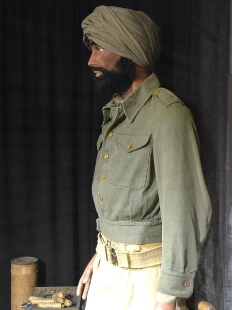 Soldato indiano in forza all'VIII Armata britannica - Museo Gotica - Ponzalla di Scarperia (FI)