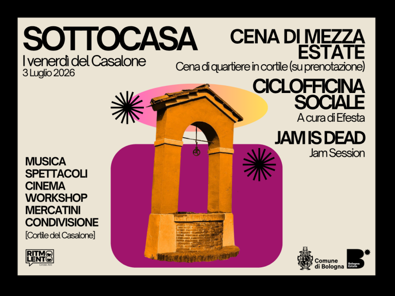 immagine di SOTTOCASA – i venerdì del Casalone | Evento del 3 Luglio
