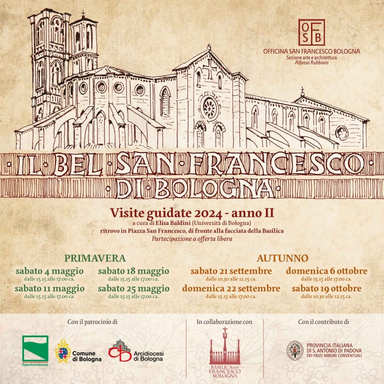 copertina di In visita al bel San Francesco di Bologna