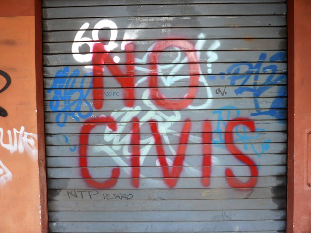 Protesta contro il progetto Civis