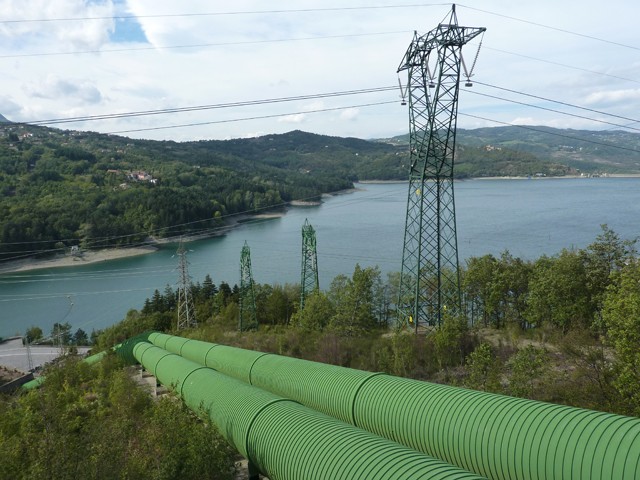 Centrale elettrica di Bargi-Suviana - La condotta forzata