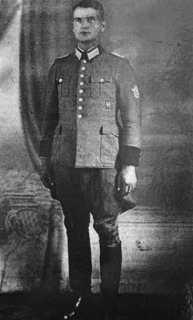 Il capitano Galler comandante del reparto di SS autore della strage di Sant'Anna di Stazzema