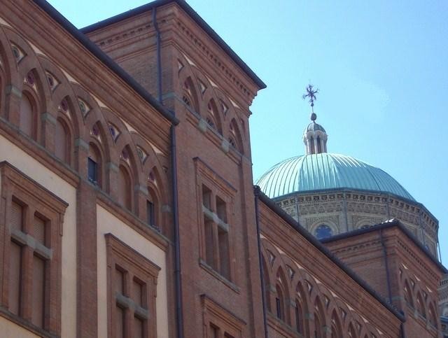 L'Istituto dei Salesiani e la cupola del Sacro Cuore - arch. E. Collamarini
