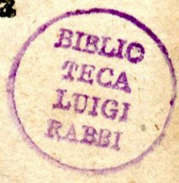 Timbro di Luigi Rabbi
