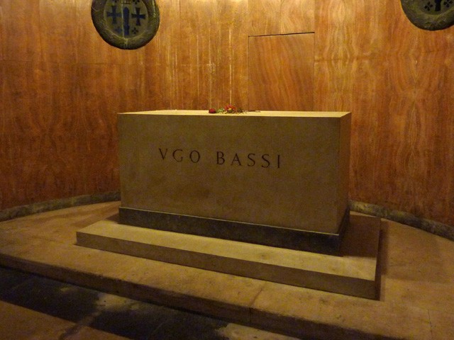 Ossario dei caduti della Prima guerra mondiale - Cimitero della Certosa (BO) - Sarcofago di Ugo Bassi