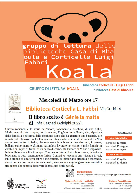 gruppo lettura marzo 2026