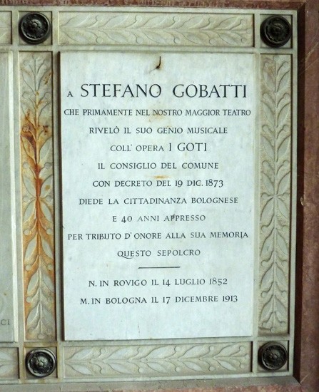 Tomba di Stefano Gobatti 