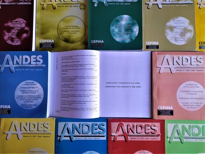 copertina di Andes: antropología e historia