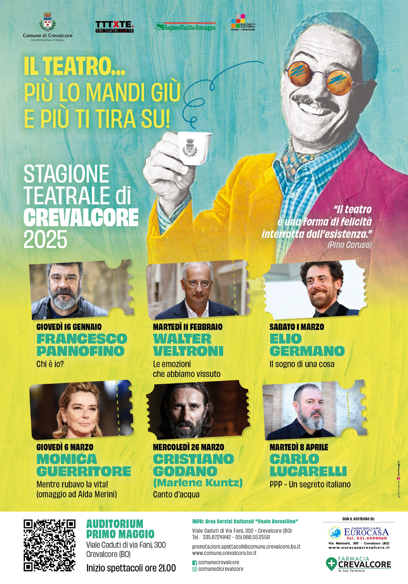 cover of STAGIONE TEATRALE DI CREVALCORE 2025