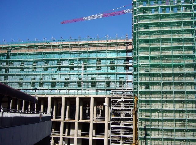 Porta Europa in costruzione