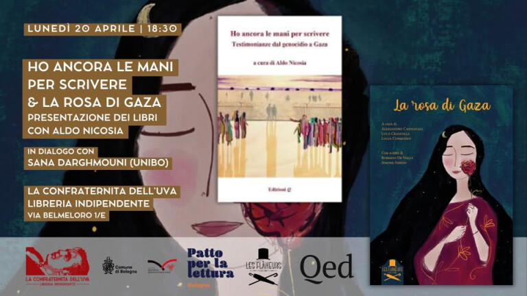immagine di La rosa di Gaza e Ho ancora le mani per scrivere. Testimonianze dal genocidio a Gaza