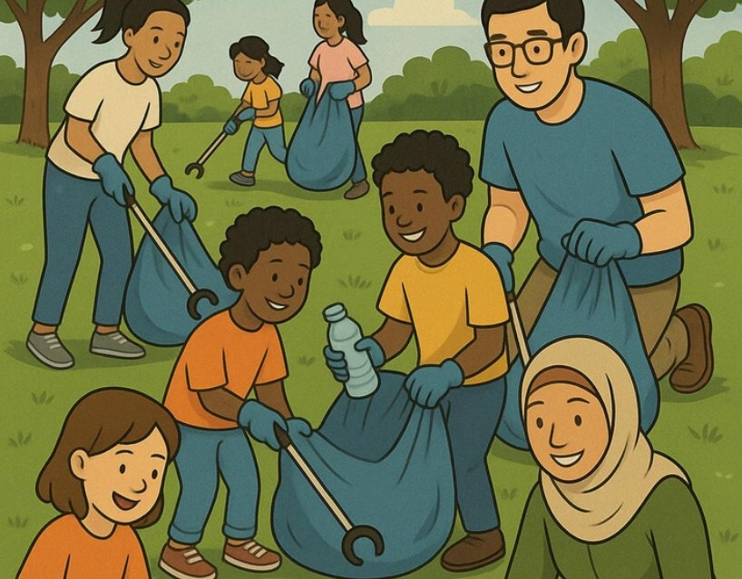 copertina di Puliamo e Viviamo i Parchi Insieme