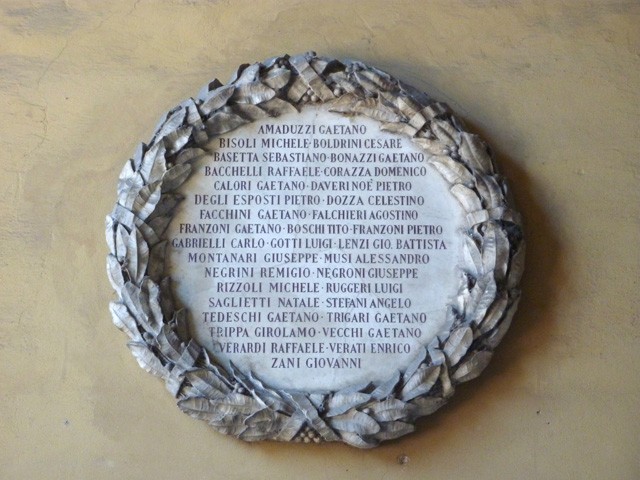 Difensori di Bologna caduti durante l'assedio austriaco l'8 maggio 1849 
