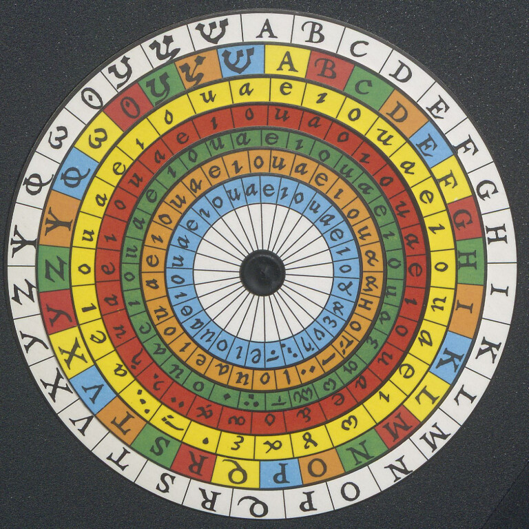 image of Giordano Bruno. Ruote mnemoniche