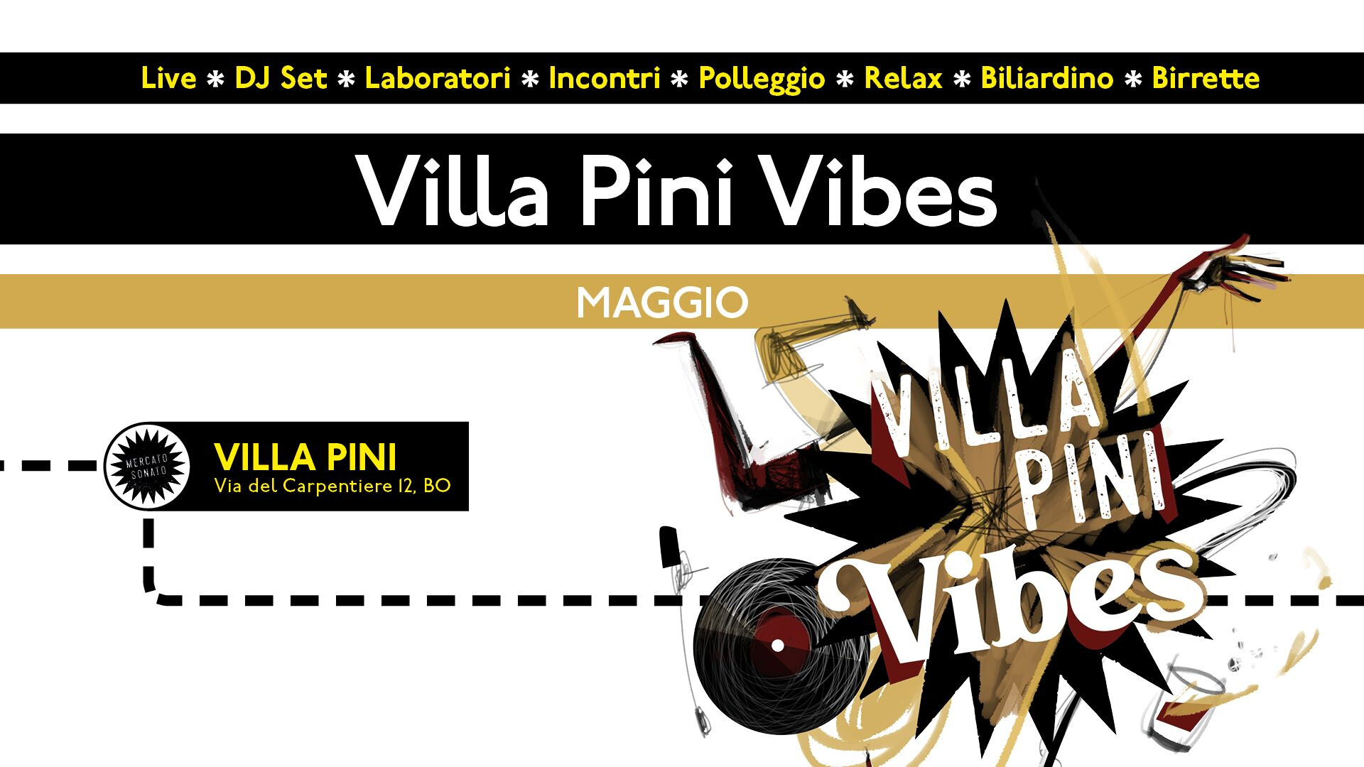 copertina di Villa Pini Vibes/ Mercato Sonato | Maggio