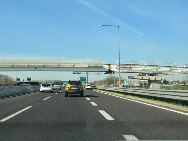 Ponte del People Mover sulla tangenziale - marzo 2017