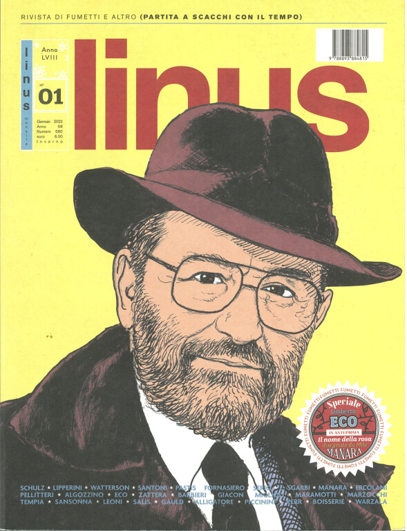 image of Partita a scacchi con il tempo. Speciale Umberto Eco  - «Linus»,  LVIII, gennaio 2022, n. 680