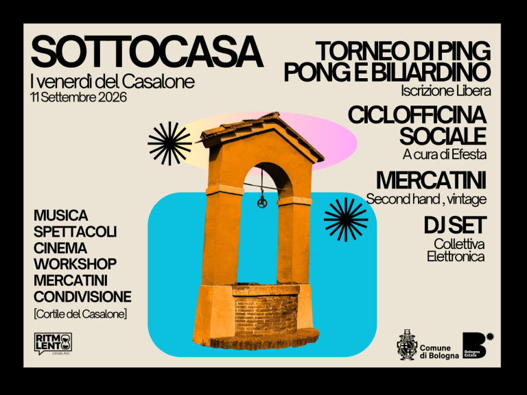 cover of SOTTOCASA – i venerdì del Casalone | Evento del 11 Settembre