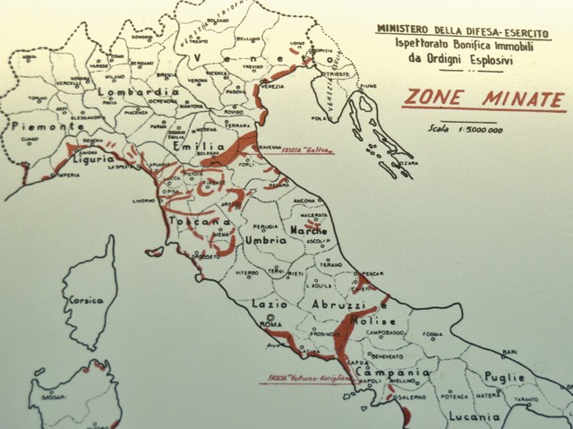 Zone minate in Italia durante la seconda guerra mondiale 