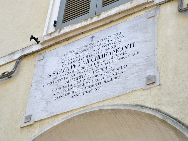 Casa natale di papa Pio VII Chiaramonti 