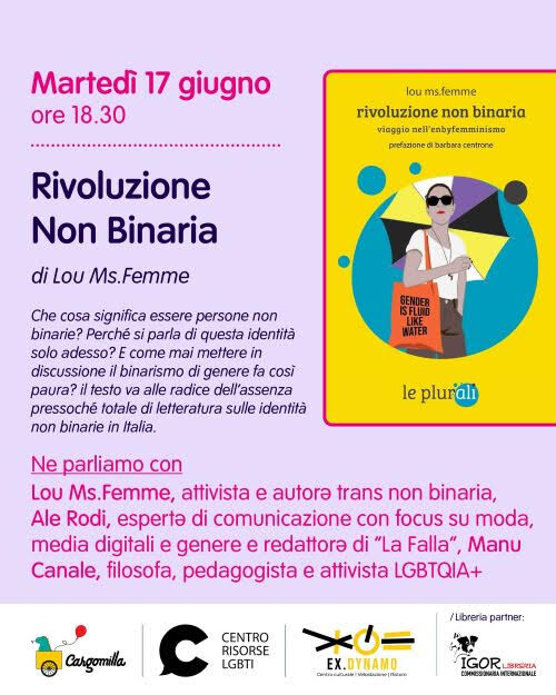 copertina di RIVOLUZIONE NON BINARIA