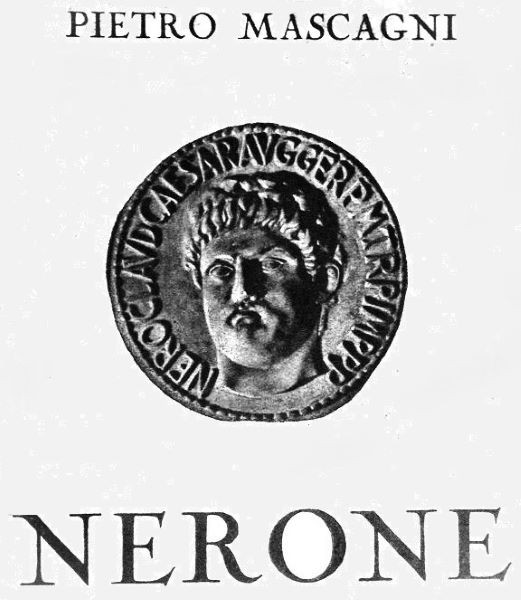 Libretto dell'opera "Nerone"