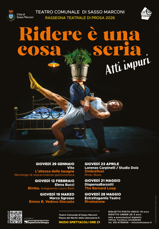 copertina di TEATRO DI PROSA 2026 – SASSO MARCONI