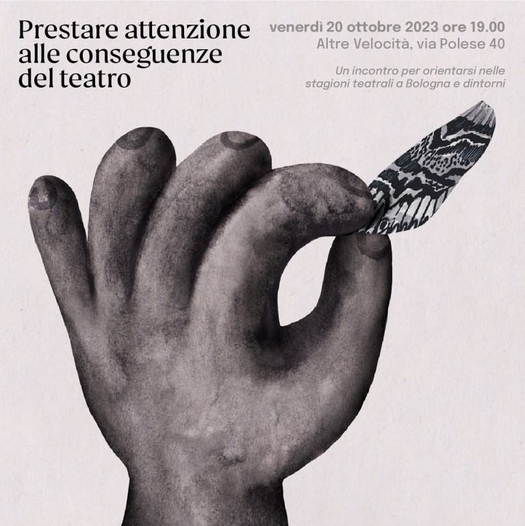 cover of Prestare attenzione alle conseguenze del teatro