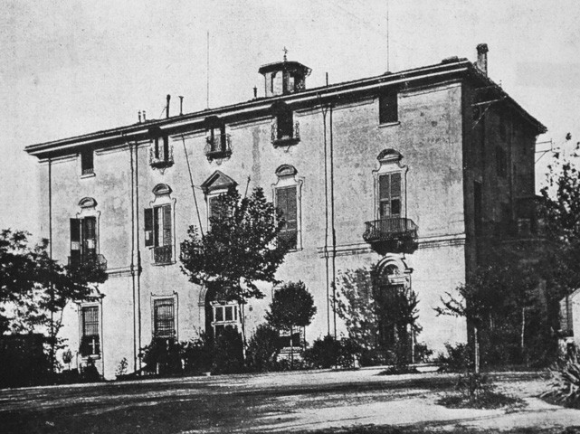 La villa del cantante Farinelli nell'800 