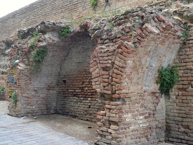 Mura della città - viale Masini - particolare