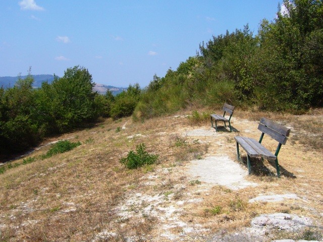 Parco di Paderno - area di sosta nei pressi della cime del collinone di Paderno
