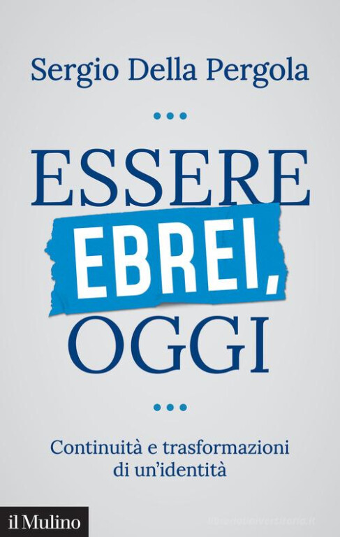 cover of Essere ebrei oggi: continuità e trasformazioni di un'identità