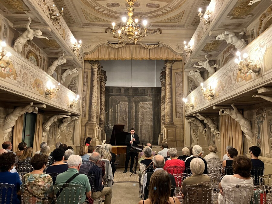 copertina di Dal Romanticismo al Novecento: melodie per clarinetto