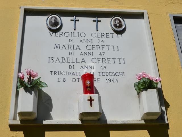 Trucidati nel rastrellamento dell'8 ottobre 1944 - Cimitero di Rasiglio - Sasso Marconi (BO)