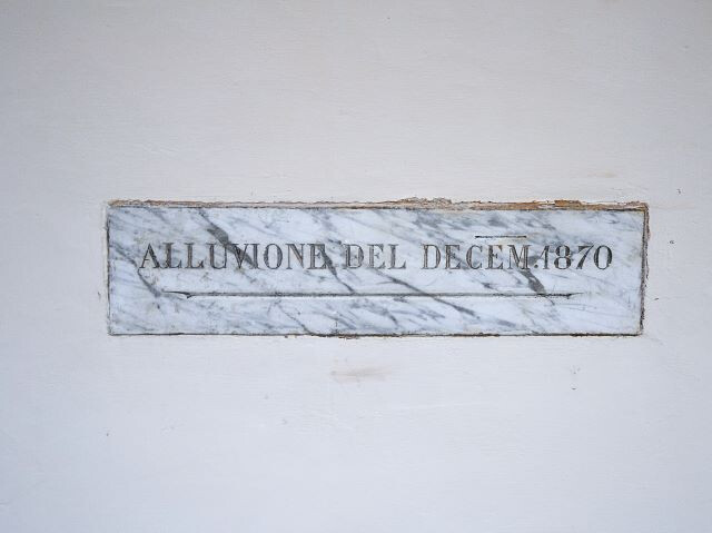 Livello raggiunto dalle acque a Roma 