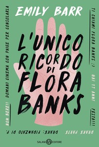 copertina di L'unico ricordo di Flora Banks
