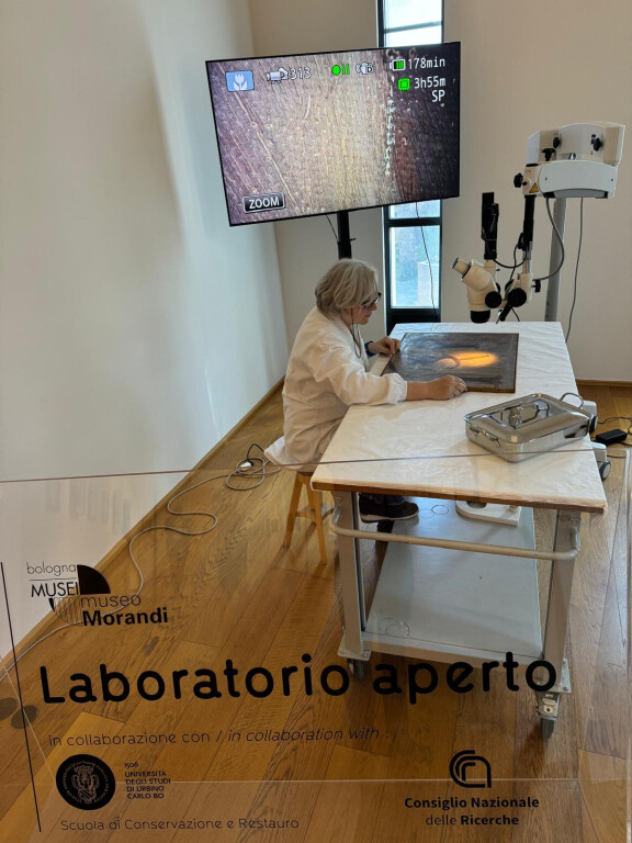 copertina di Laboratorio di restauro aperto