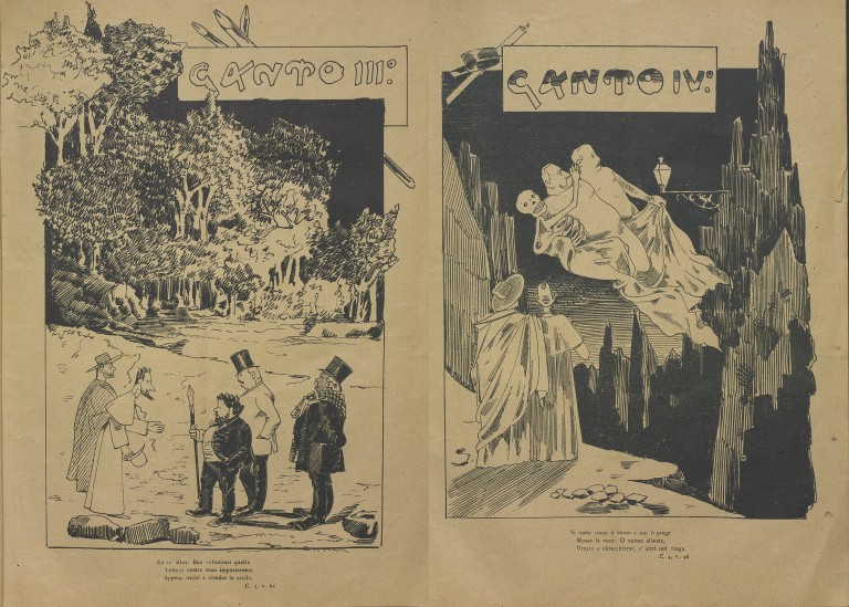 Podrecca e Galantara: Maschera di Ferro e Rata Langa, Il 10 novembre (1889)