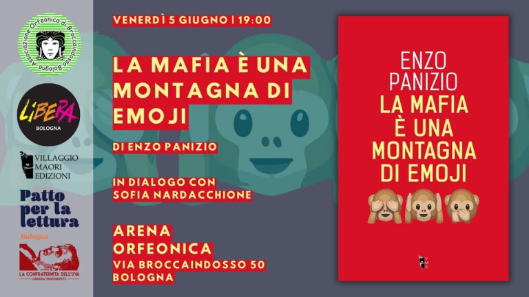 copertina di La mafia è una montagna di emoji