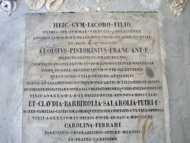 Monumento funerario di Luigi Pistorini 