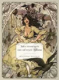 couverture de Milo Manara, Hugo Pratt, Un'estate indiana, Milano, Mondadori, 2004