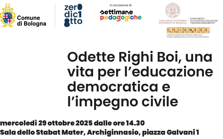 immagine di Odette Righi Boi, una vita per l’educazione democratica e l’impegno civile