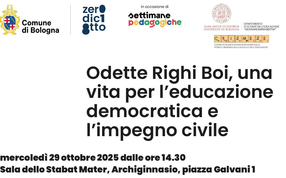 cover of Odette Righi Boi, una vita per l’educazione democratica e l’impegno civile