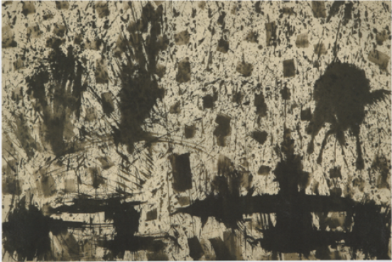 copertina di L'influsso della calligrafia giapponese sulla pittura del Novecento